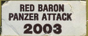Sticker - Red Baron - Panzer Attack - 2003